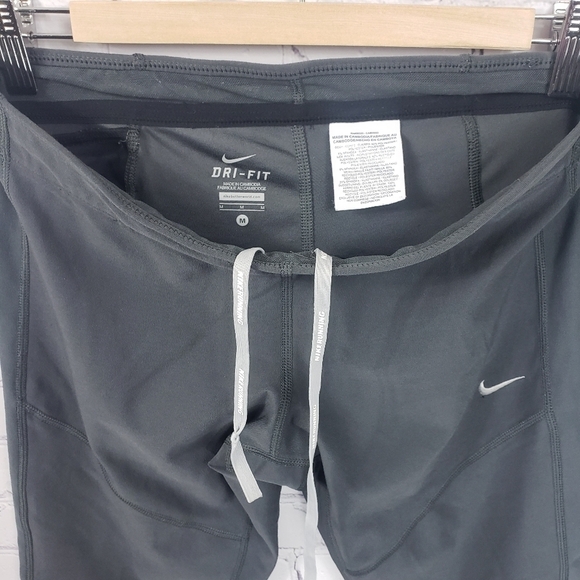 NIKE DRI-FIT Running Capris Gray Size M - Picture 6 of 12